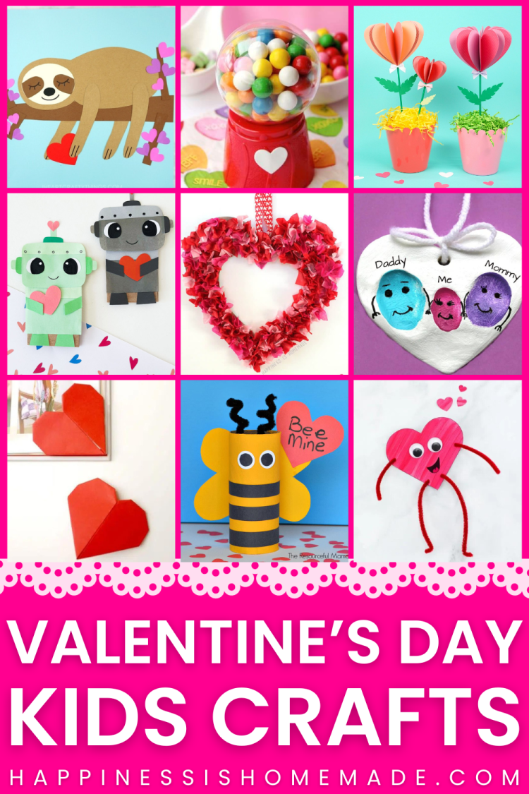 Valentine's Day Crafts for Preschoolers That Are Fun and Easy for Kids to  Make