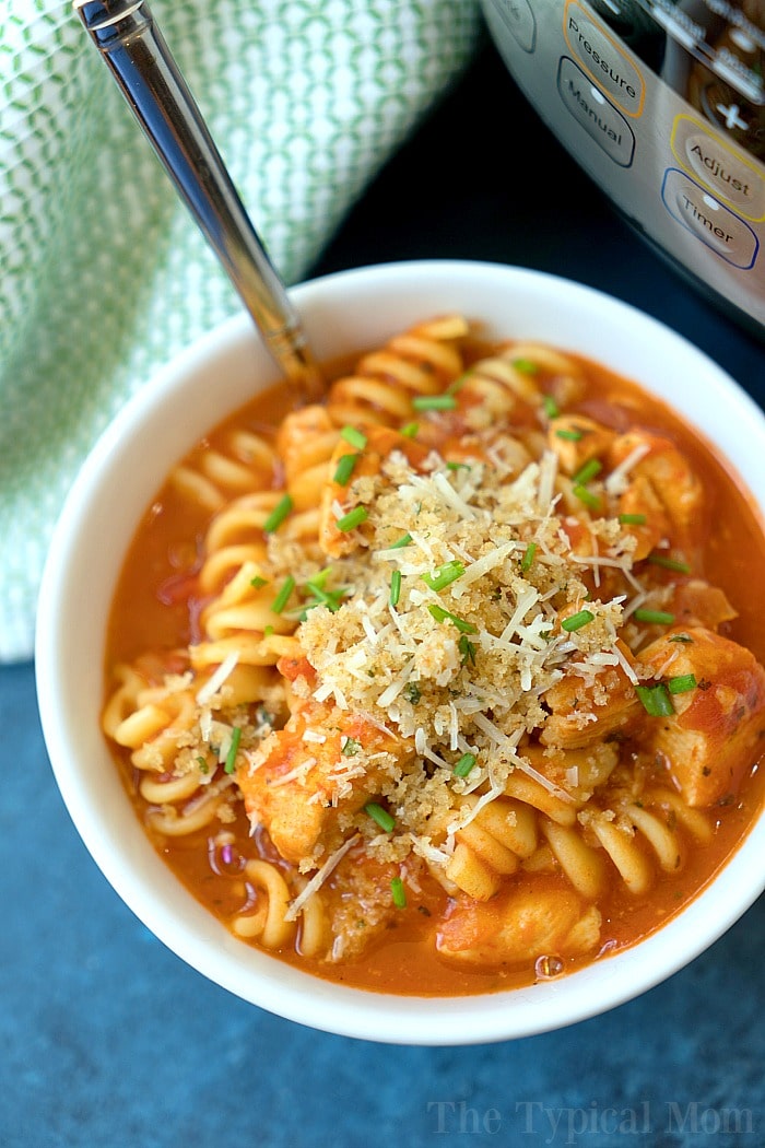 instant pot chicken parmesan casserole