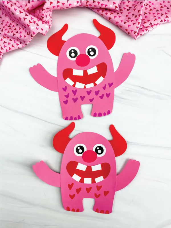 love monster paper crafts 