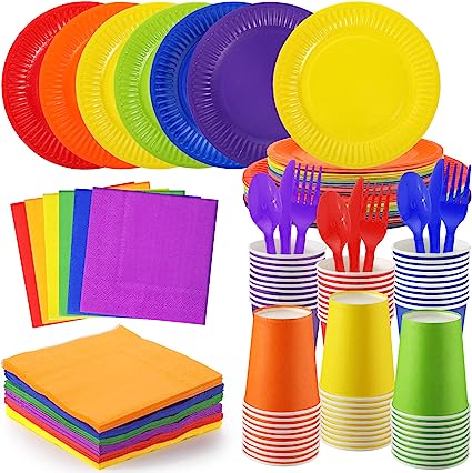 rainbow party supplies 