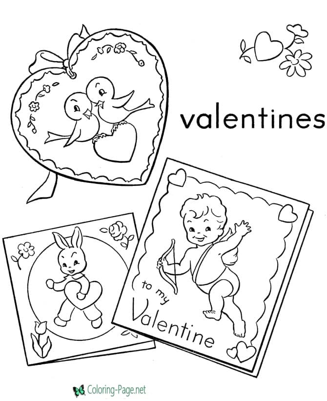 valentines day coloring sheets for kids