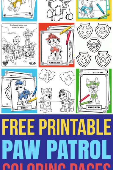 free printable paw patrol coloring pages