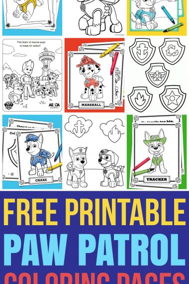 free printable paw patrol coloring pages