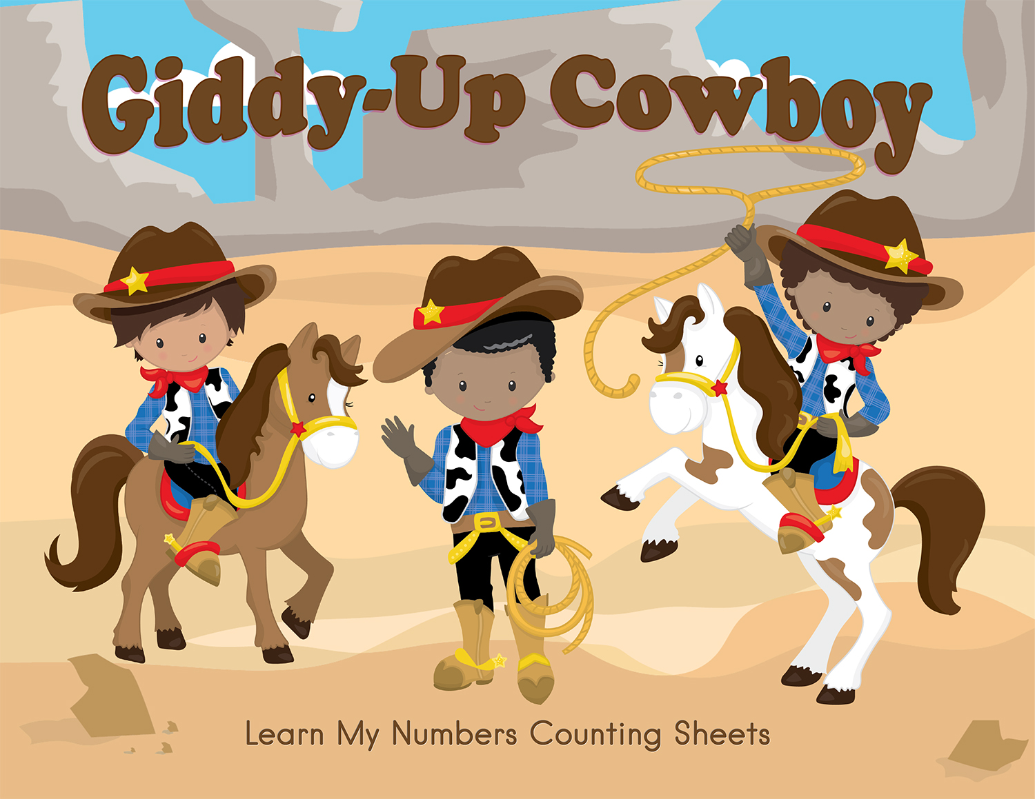 giddy up cowboy counting sheets