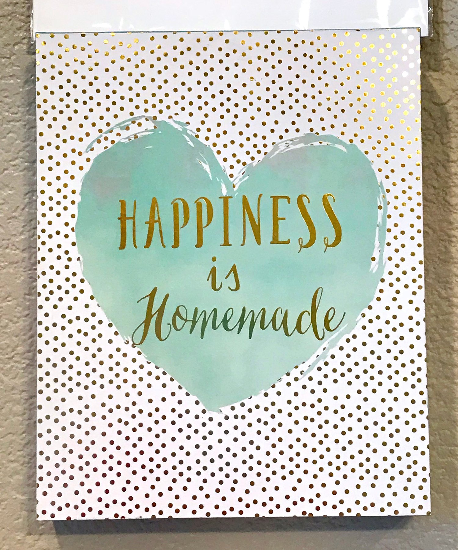 happiness is homemade canvas 