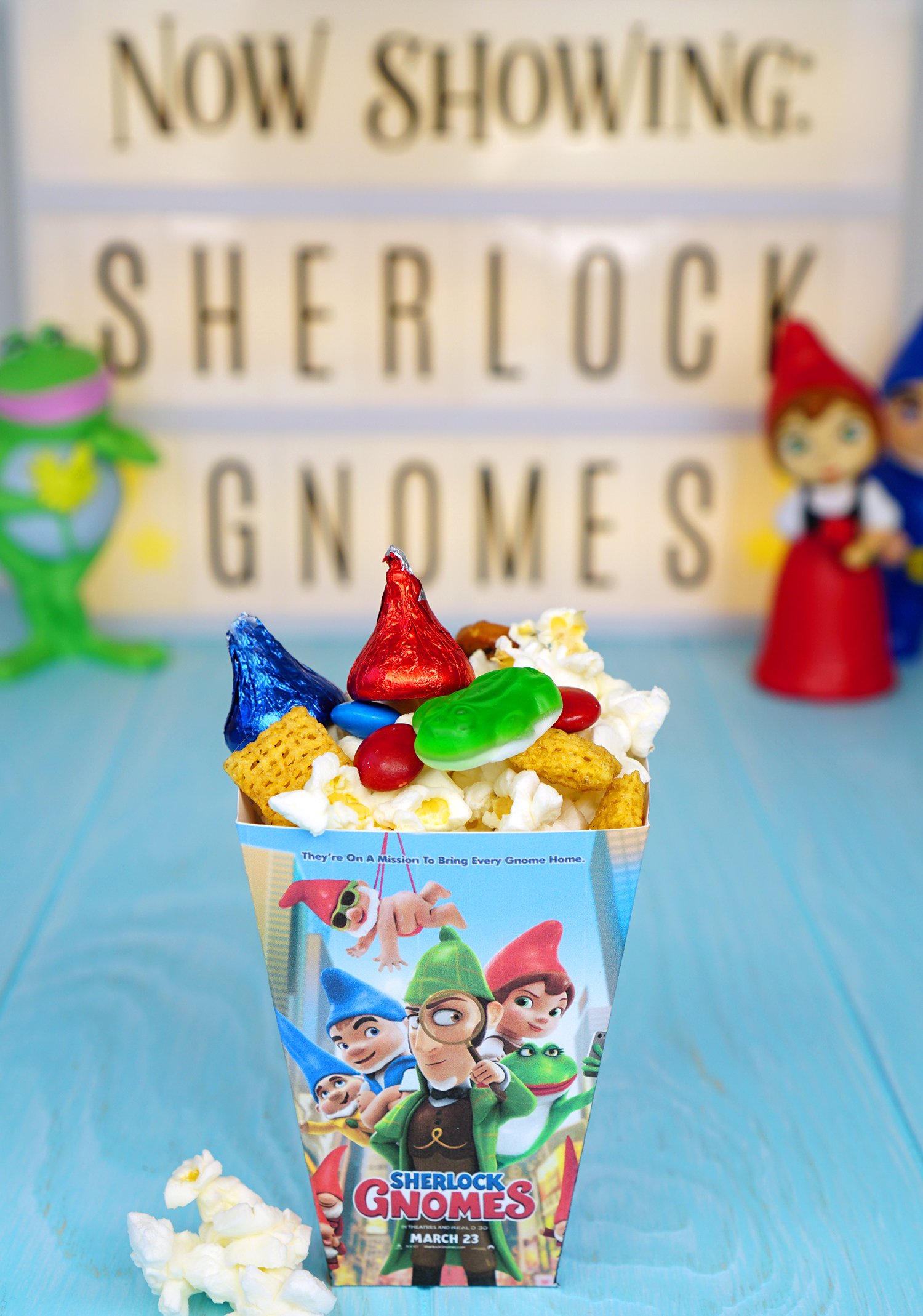 Sherlock Gnomes Snack Mix in sherlock gnomes printable snack containers