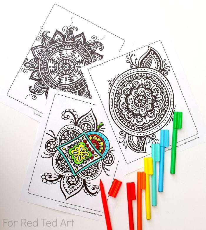 free adult coloring pages  happiness is homemade