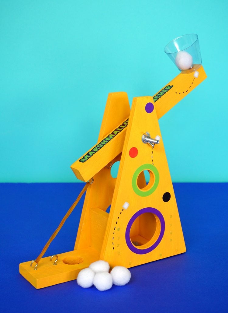 marshmallow launcher from young woodworkers kit club