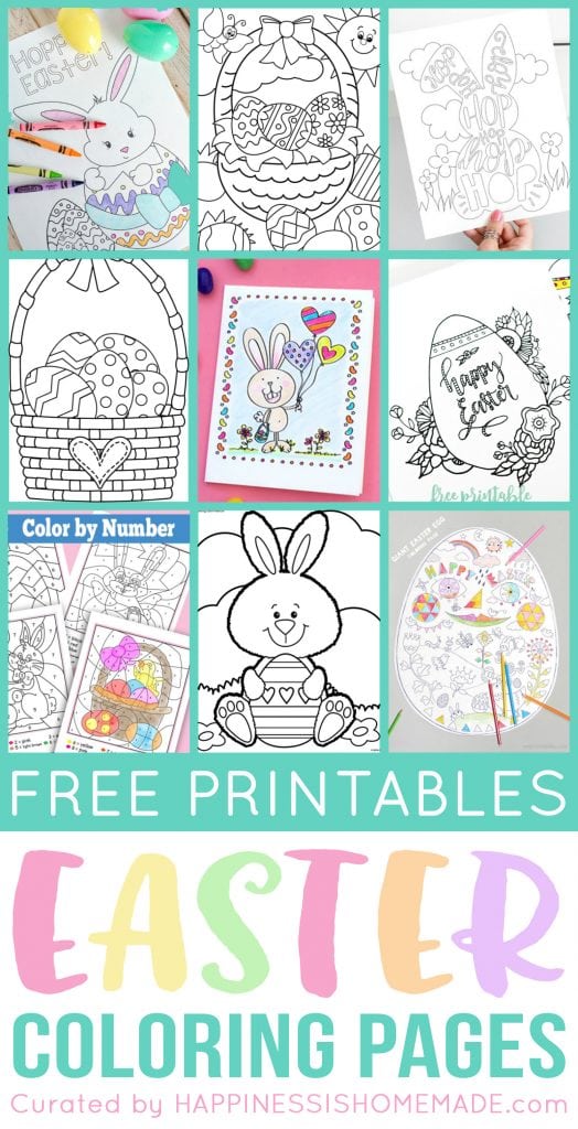 free printable easter coloring pages graphic