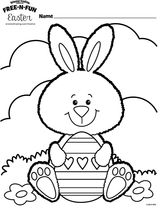 Free Easter Coloring Pages Happiness Is Homemade