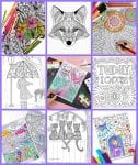 FREE Adult Coloring Pages that are perfect for grown-ups or older children 