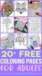 FREE Adult Coloring Pages 
