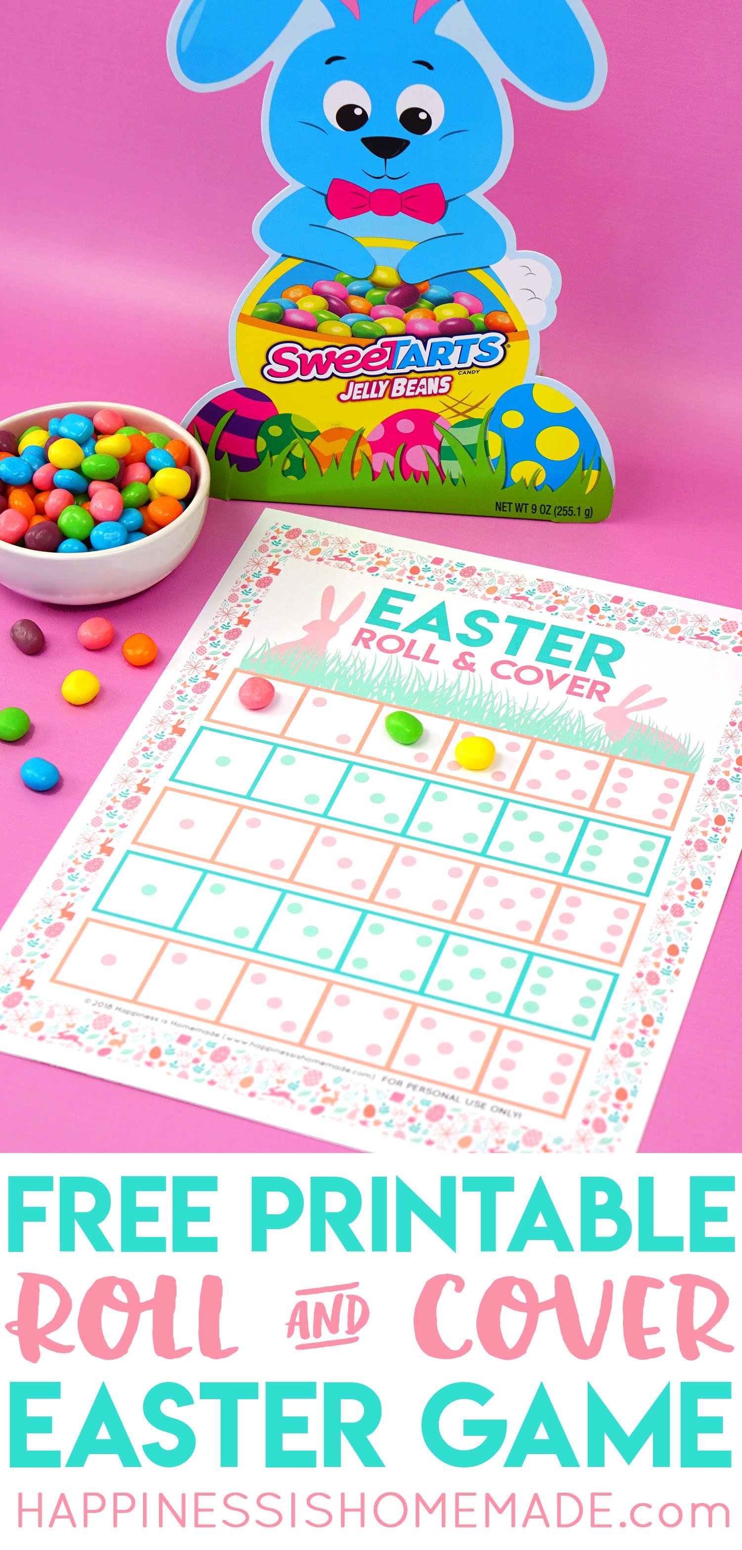 printable easter game for kids with candies