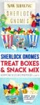 Sherlock Gnomes treat boxes and snack mix 