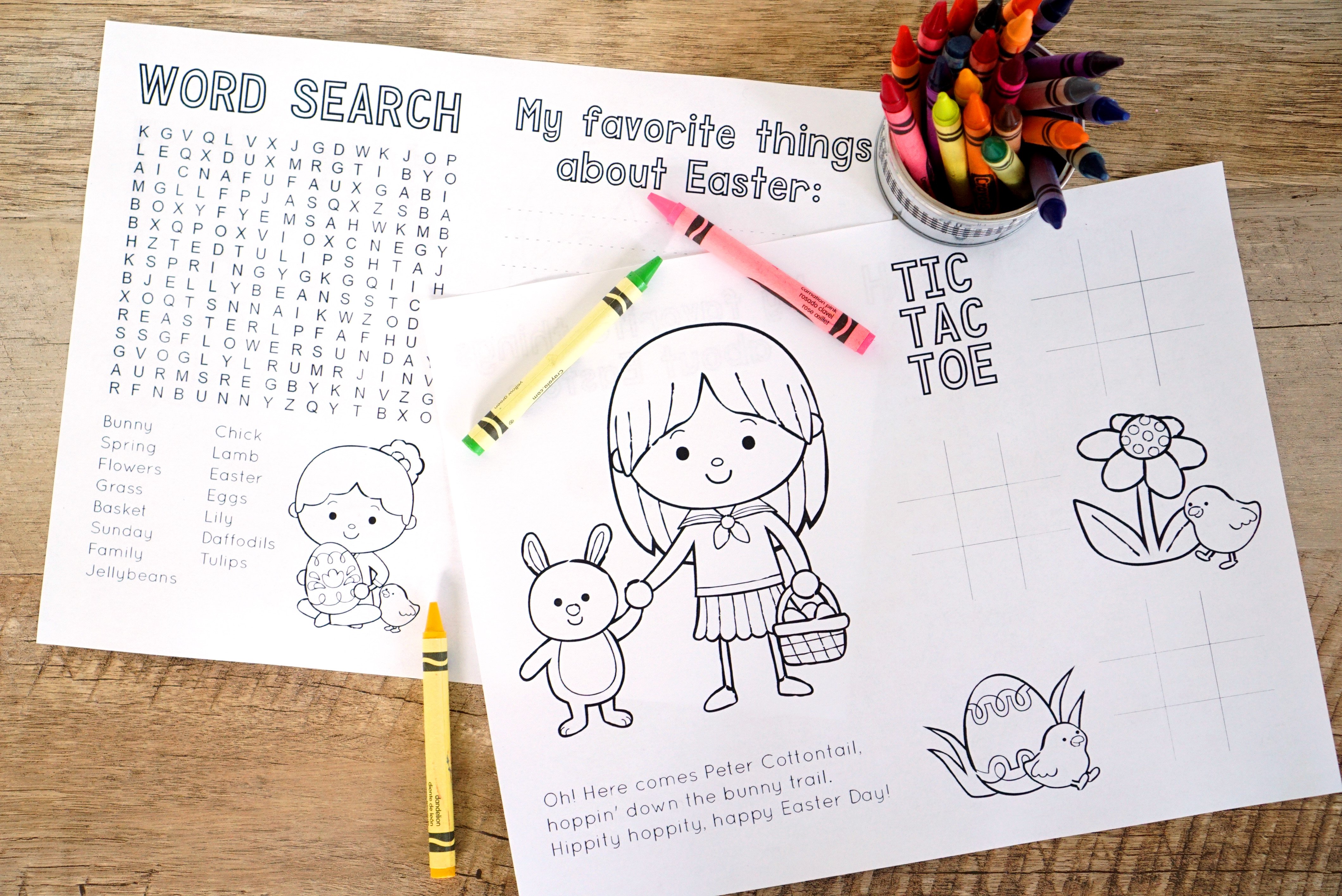Printable Easter Coloring and Activity Book