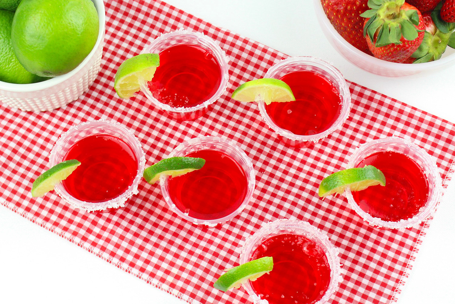 strawberry margarita jello shots