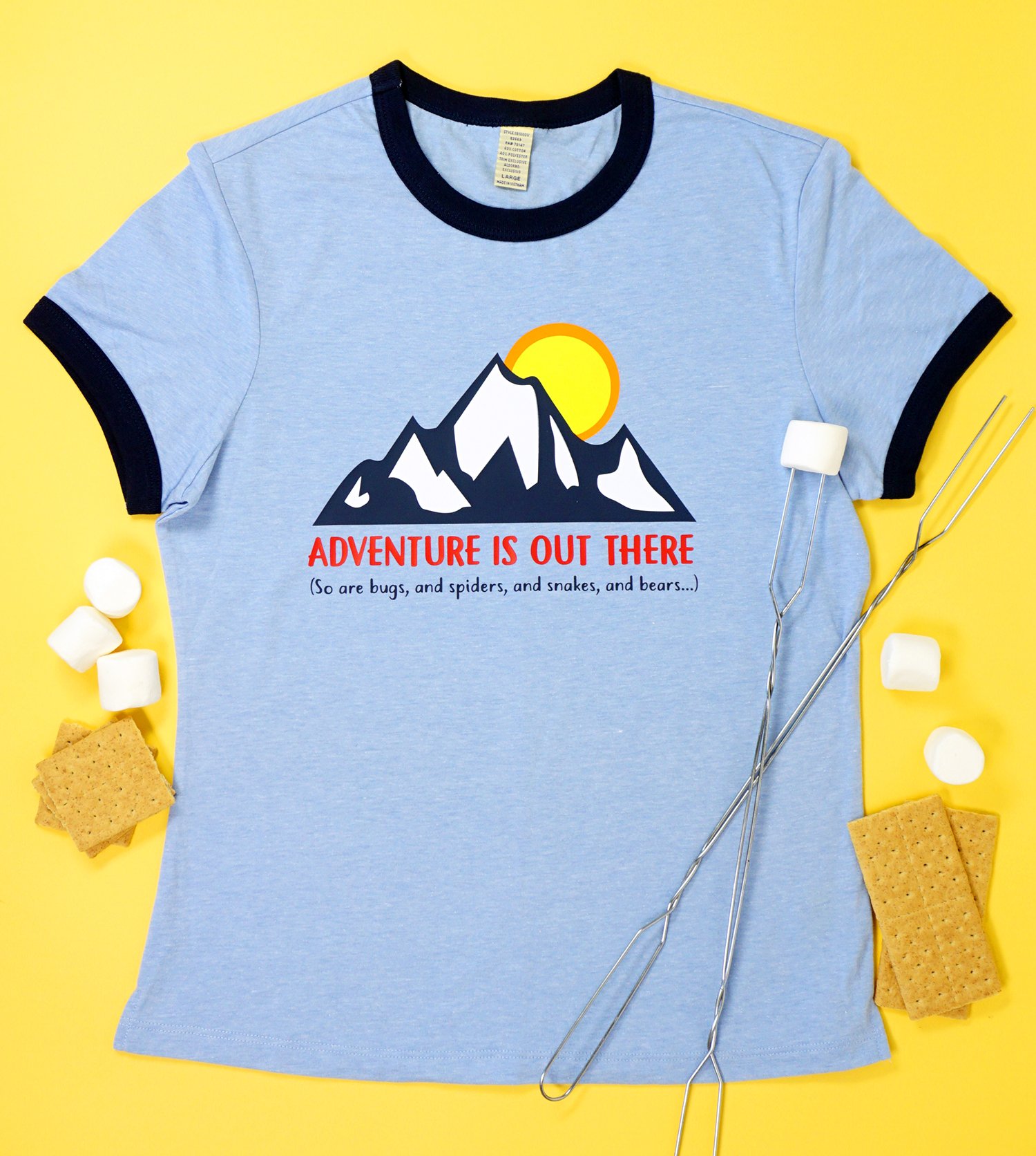 adventure is out there svg file and shirt 