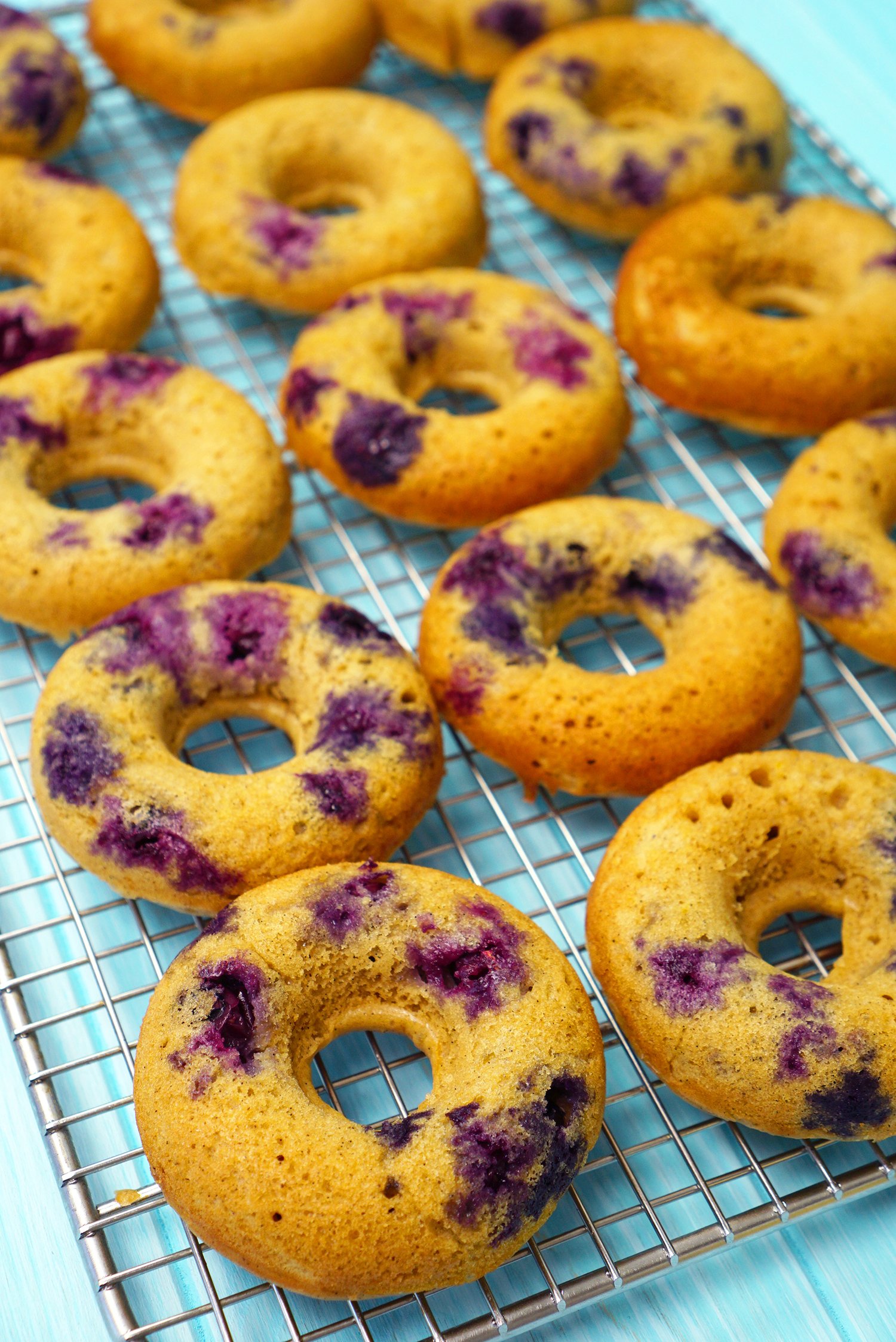 delicious donuts cooling down