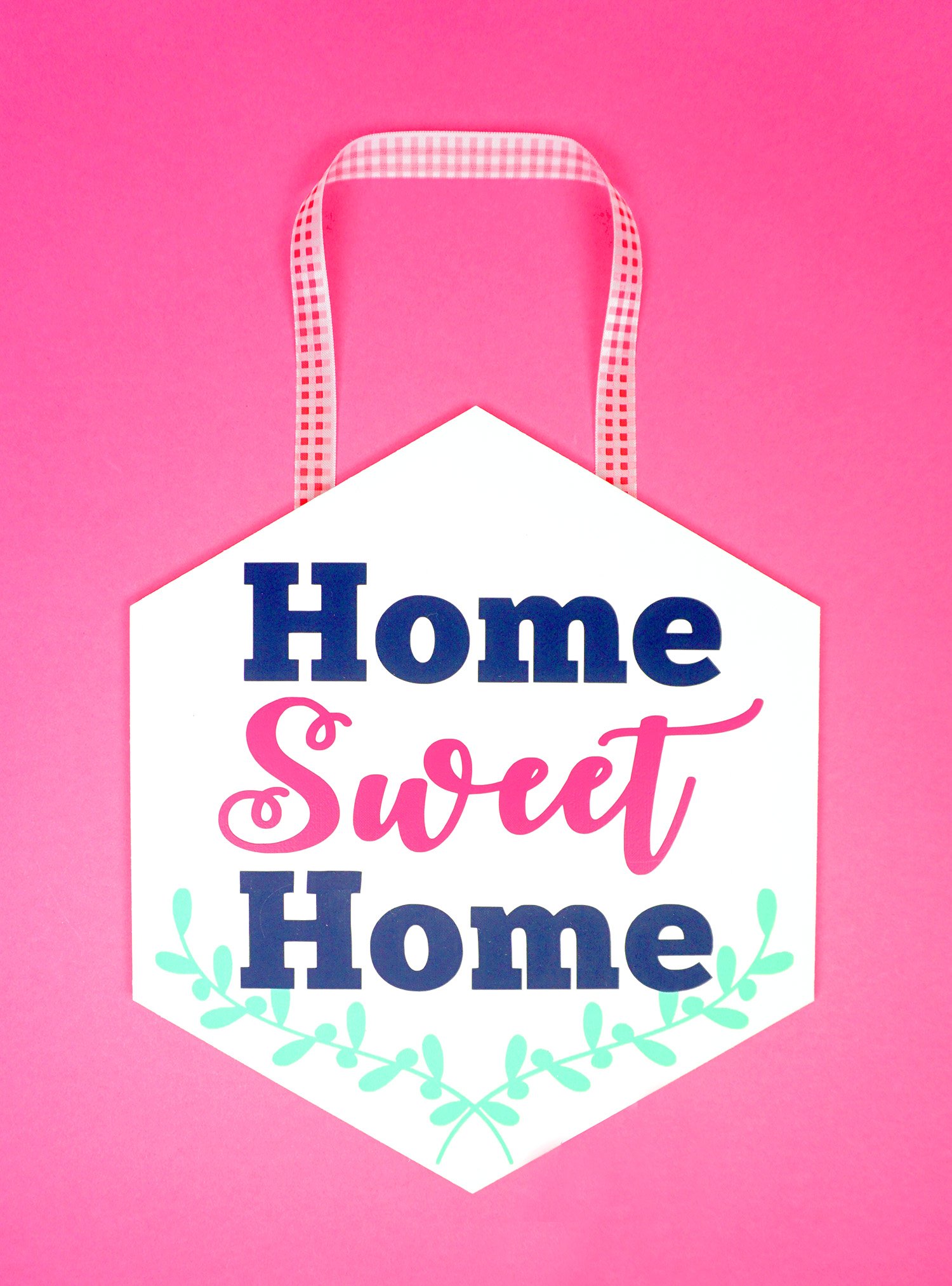 home sweet home wooden sign