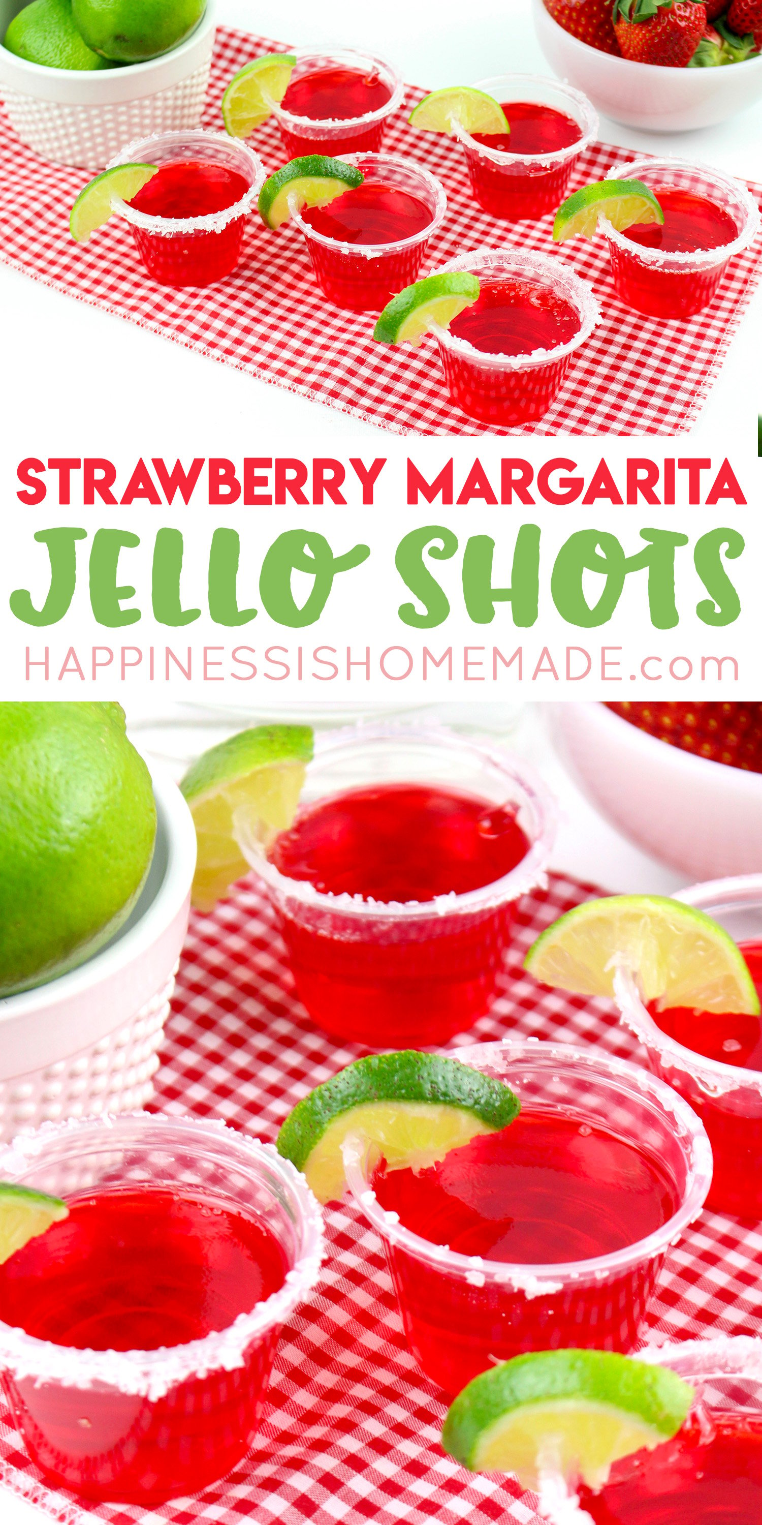 How to make strawberry margarita jello shots