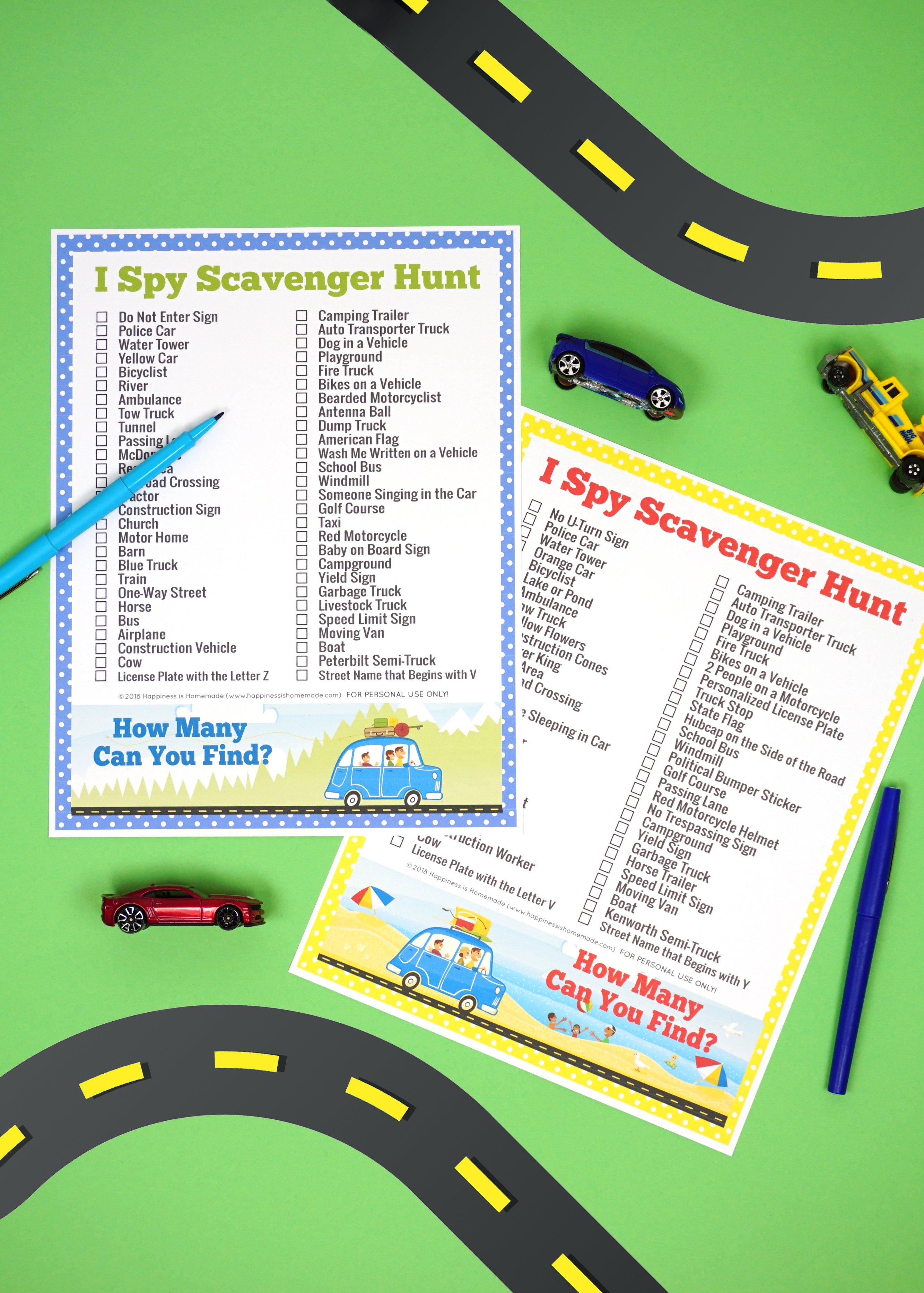 Road Trip Games: I Spy Scavenger Hunt