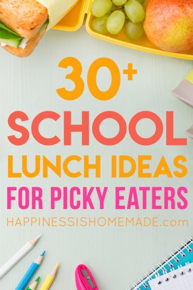 30+ School Lunch Ideas for Kids