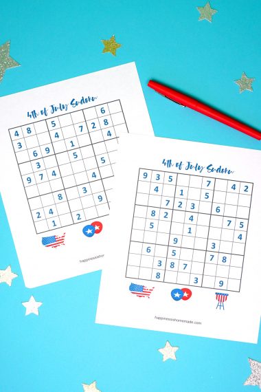 4th of july printables