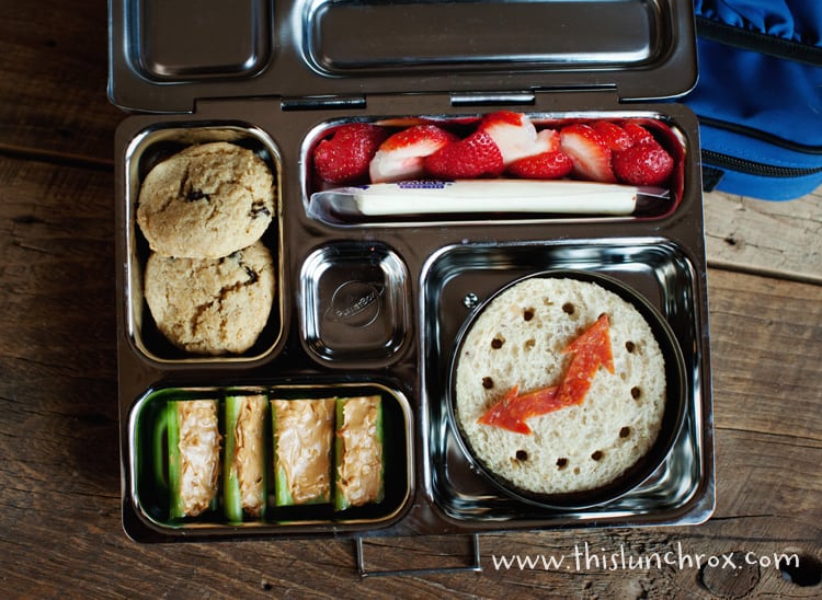 clock bento box idea for kids lunches