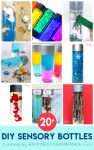 DIY sensory bottles for kids crafts 