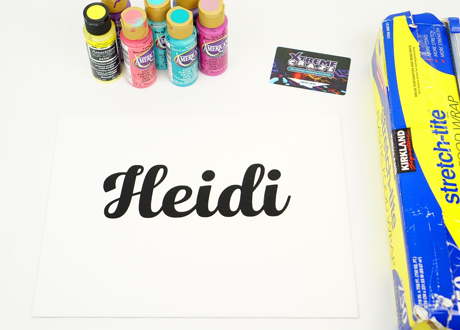 name painting art project for adult supplies 