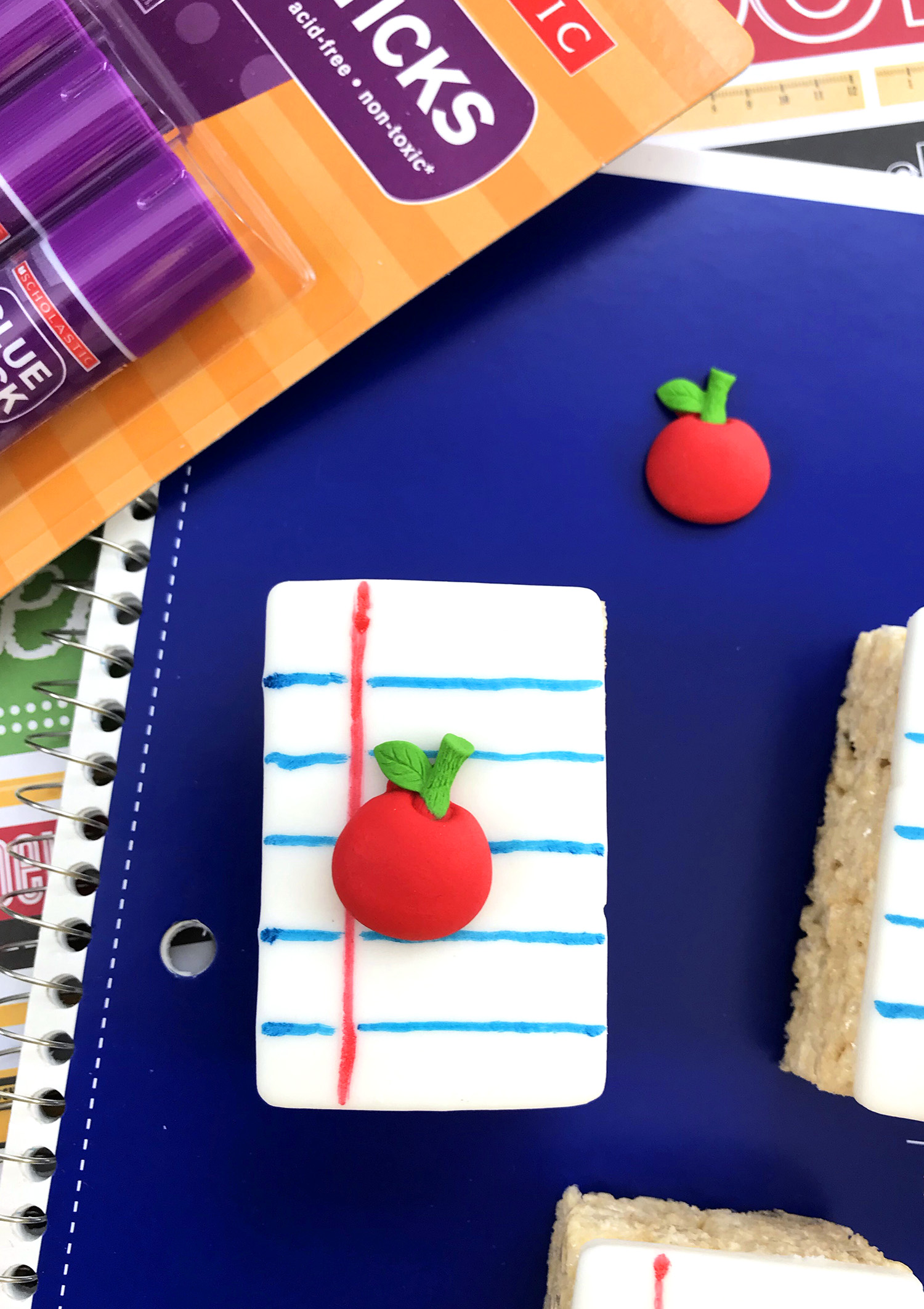 cute rice krispie treats for back to school