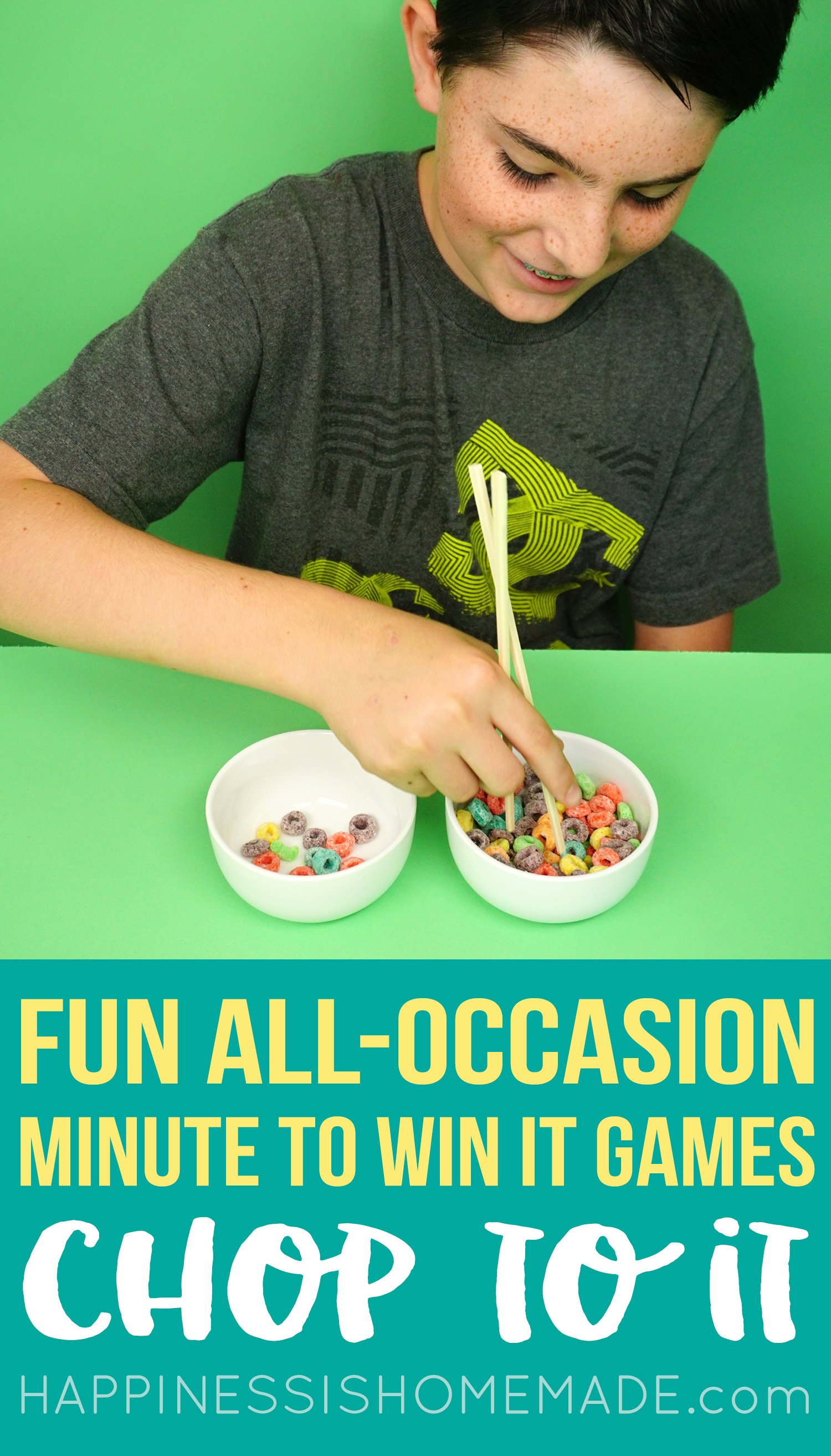 10 Awesome Minute to Win It Games - Happiness is Homemade