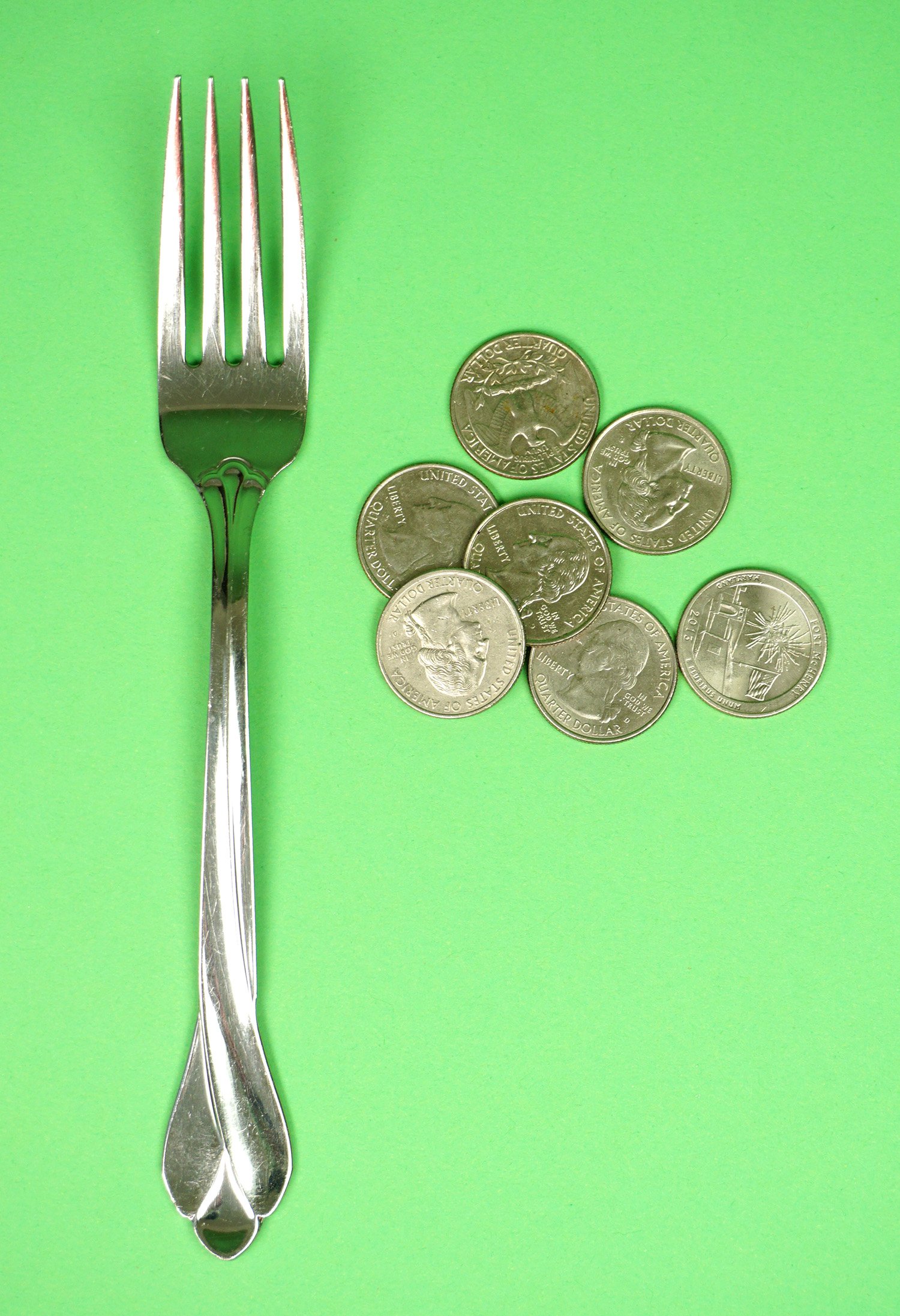 forks and quarters for game