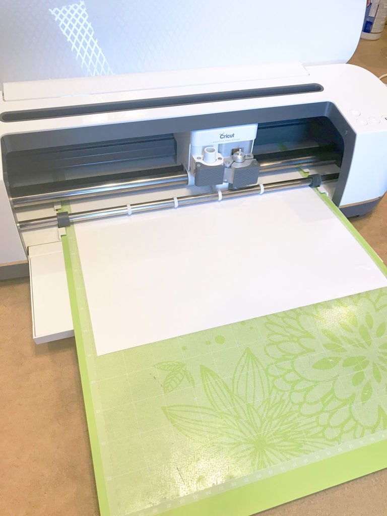 cricut iron on being cut with cricut maker