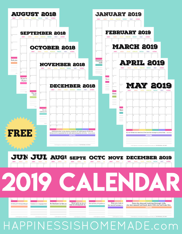 microsoft word 2019 monthly calendar template