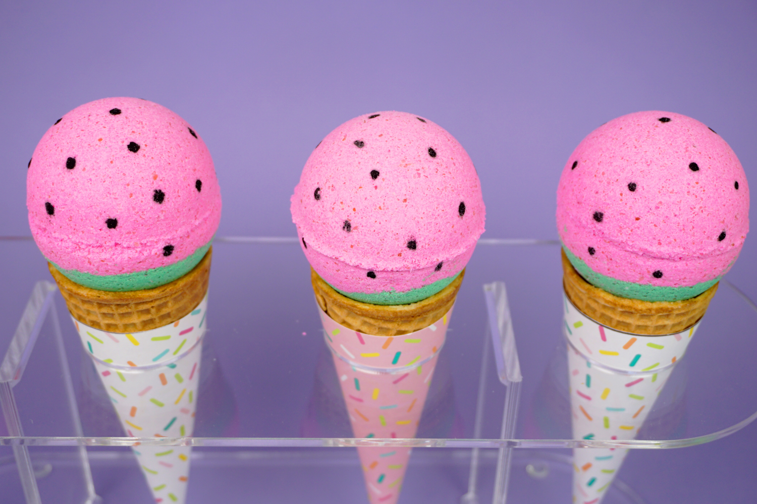 easy diy bath bombs in cones