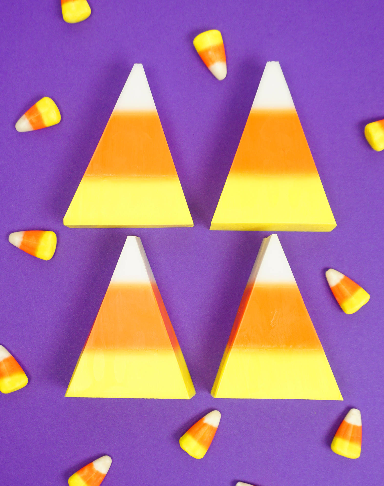 candy corn shaped candy corn soap