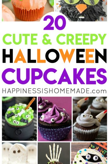 20 cute and creep halloween cupcakes