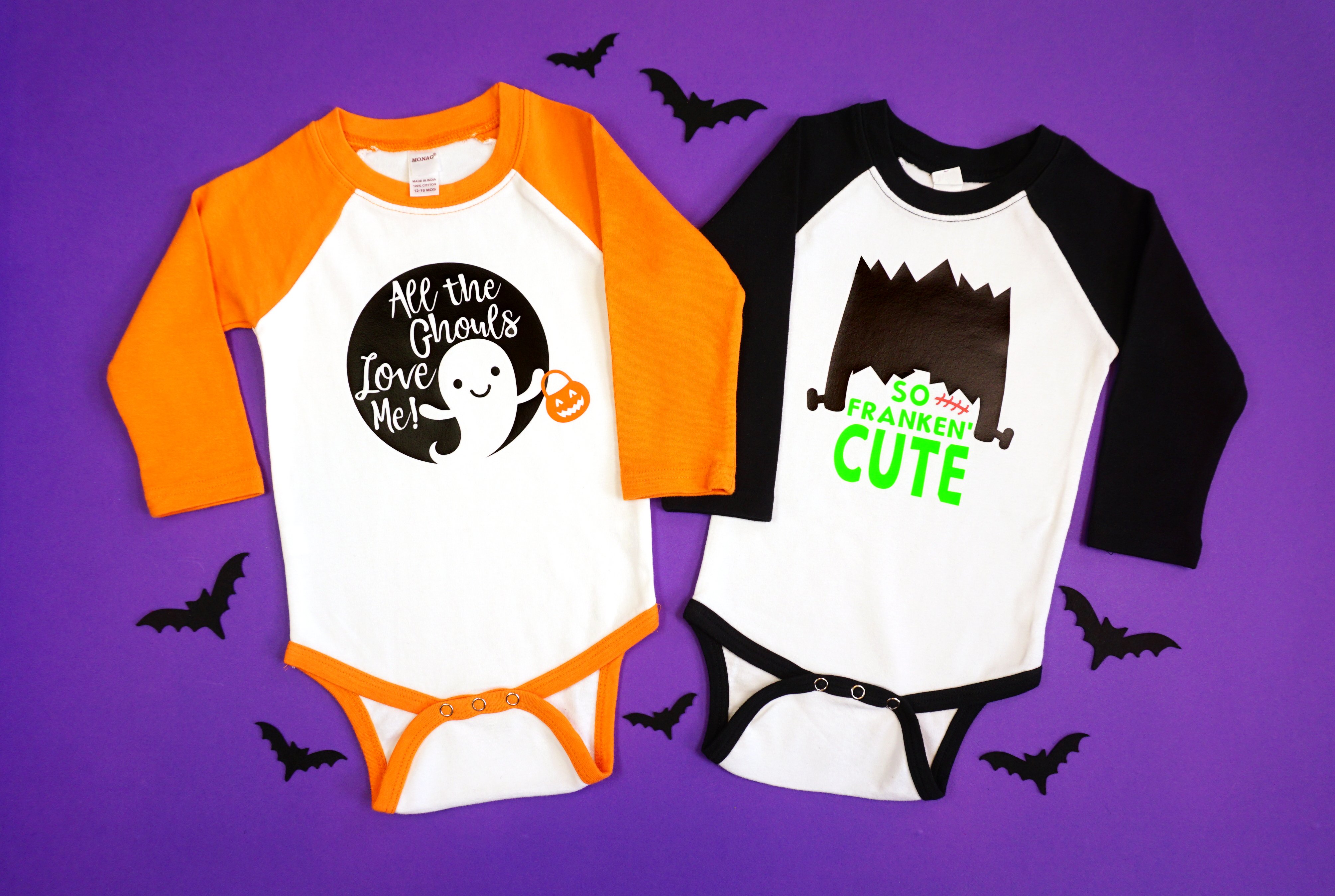 cute diy halloween onesies 