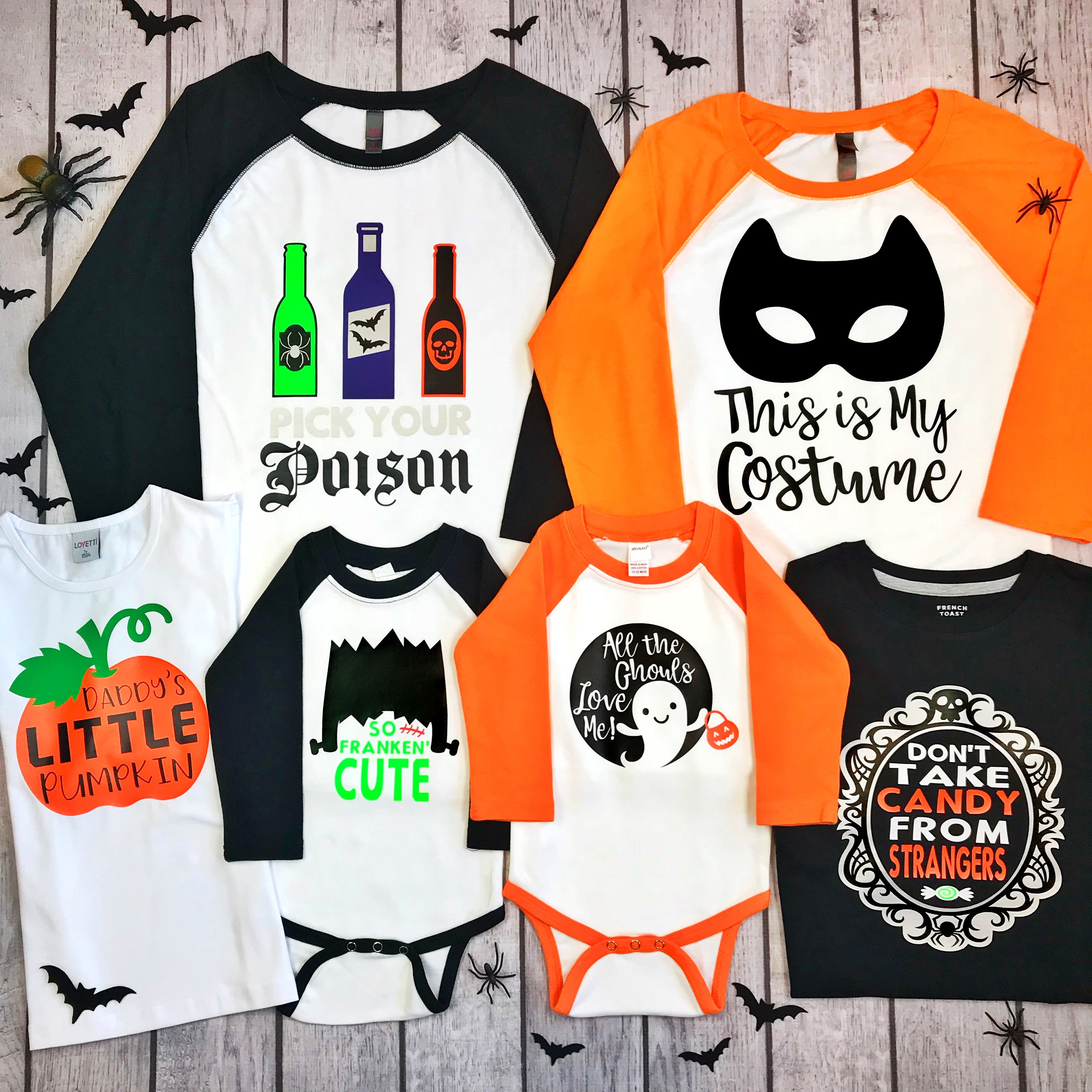 Cute Halloween Shirt Collection with Cricut - Happiness is Homemade