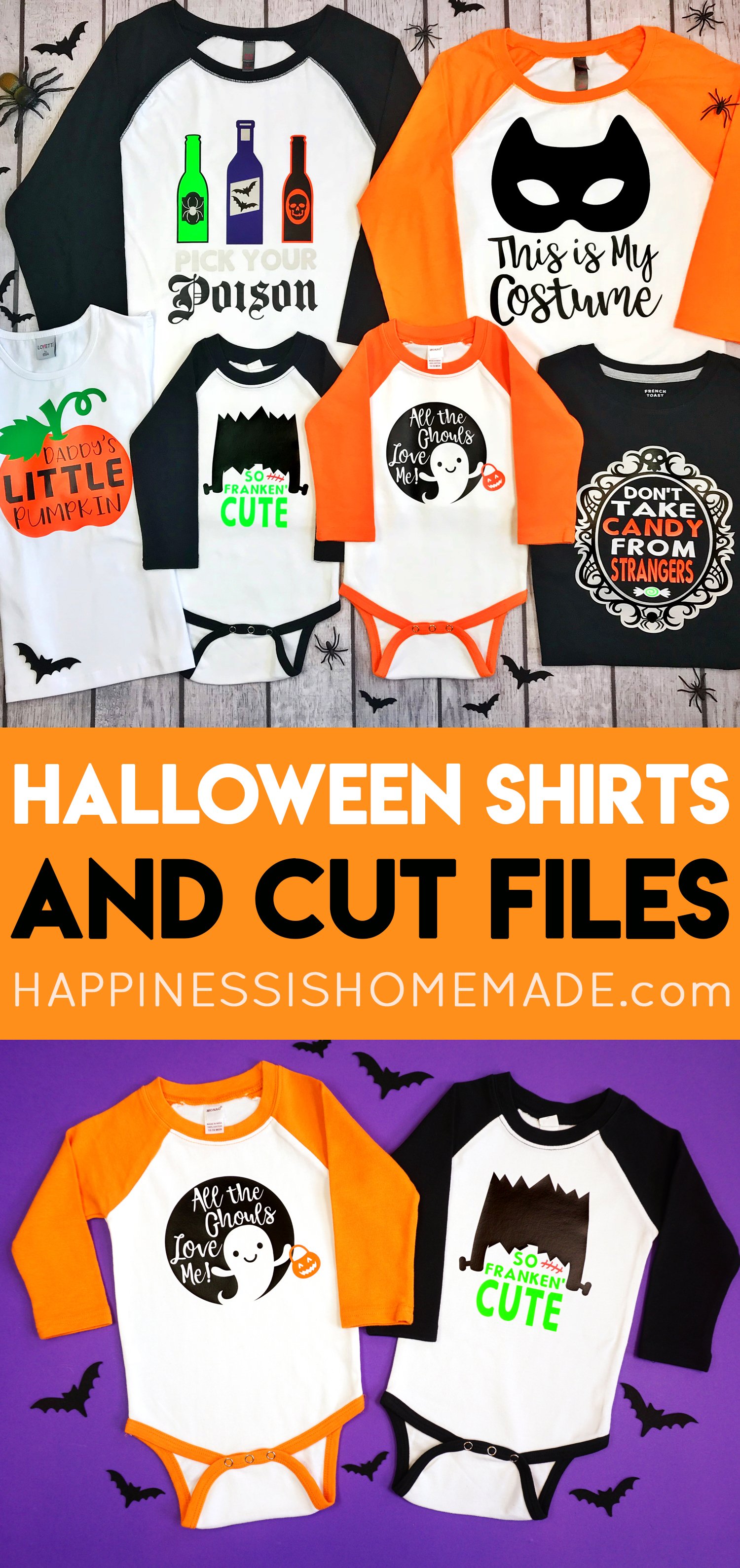 halloween shirt and cut files