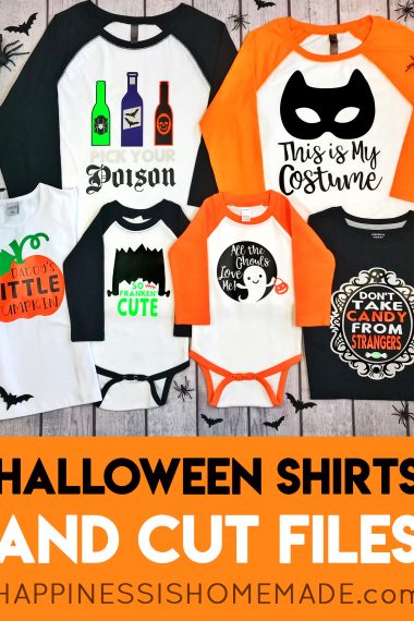 halloween shirts and cut files