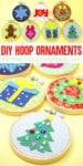 DIY hoop ornaments anyone can make