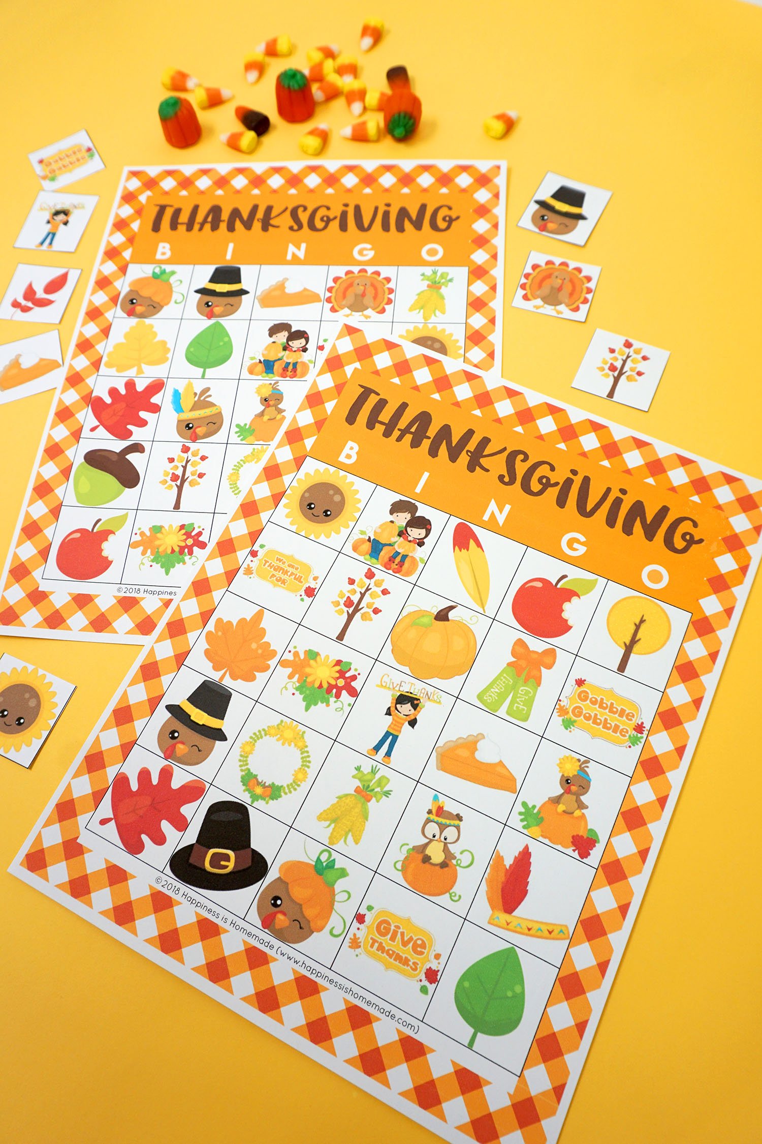 thanksgiving printable game and markers