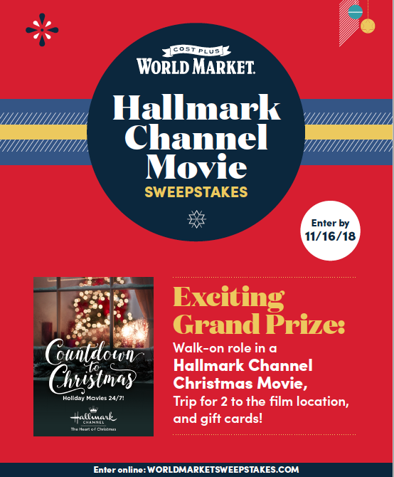 hallmark channel movie sweepstakes advertisement