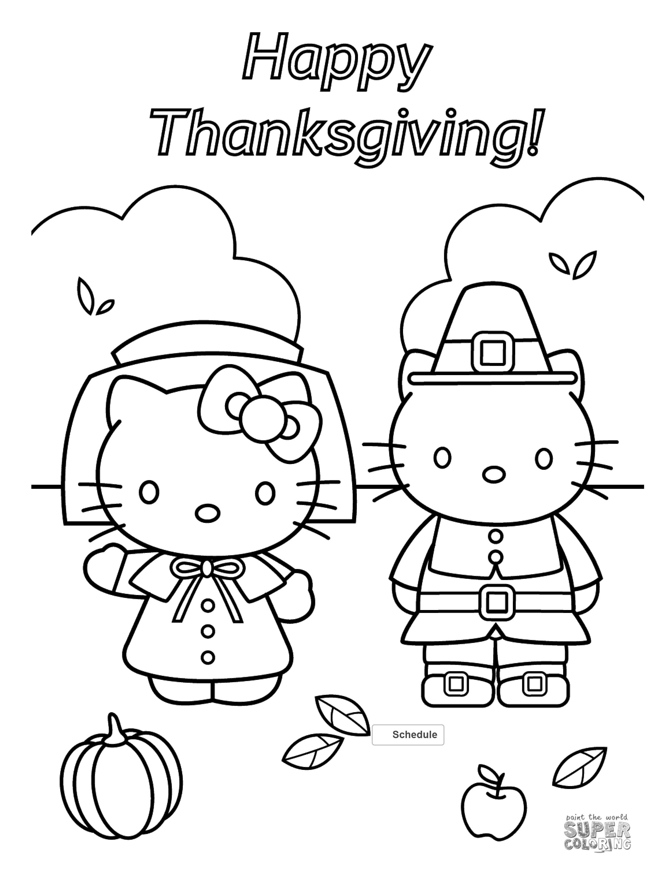 Coloring Sheets For Thanksgiving 6