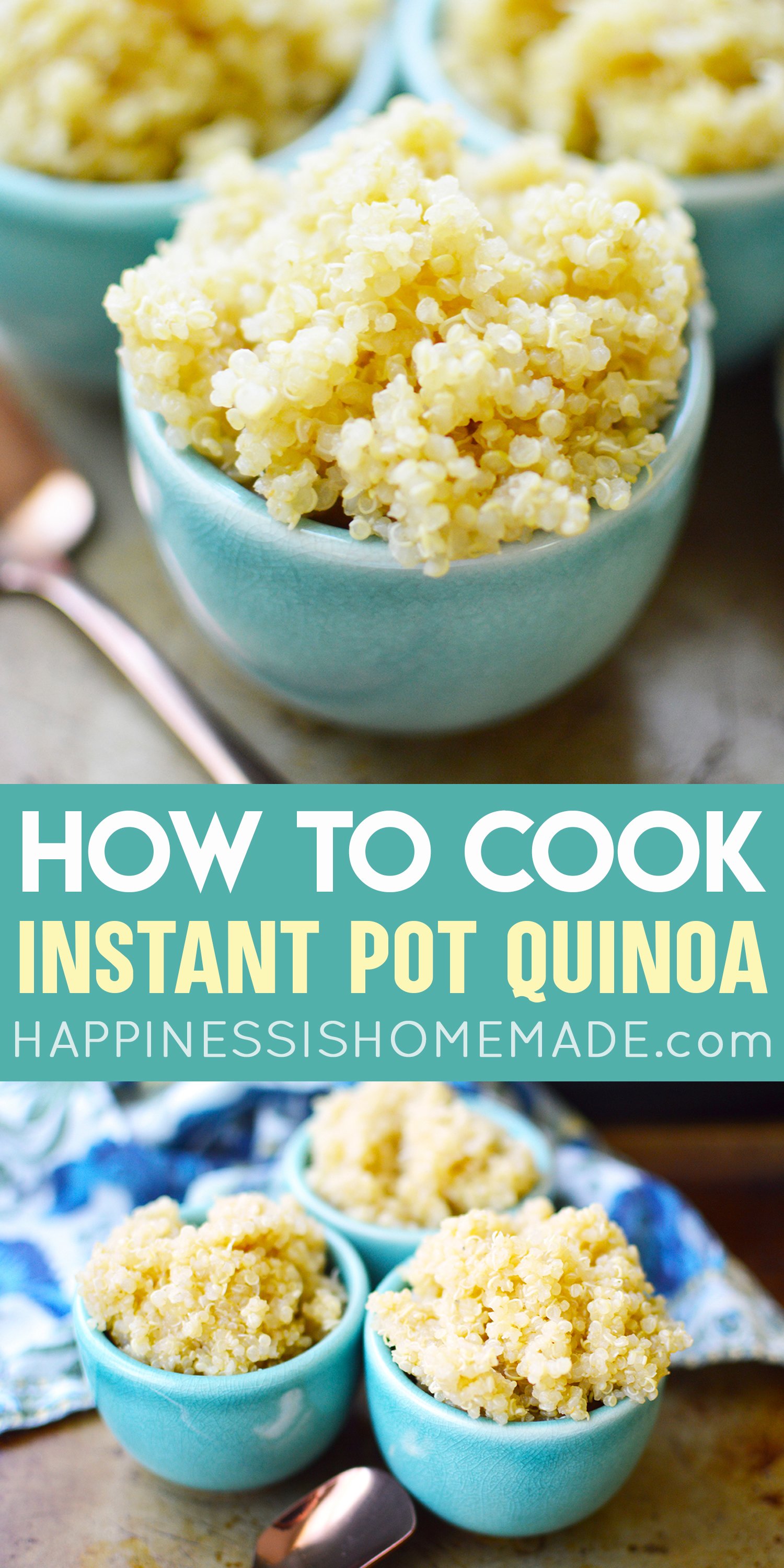 How to Cook Instant Pot Quinoa - Happiness is Homemade