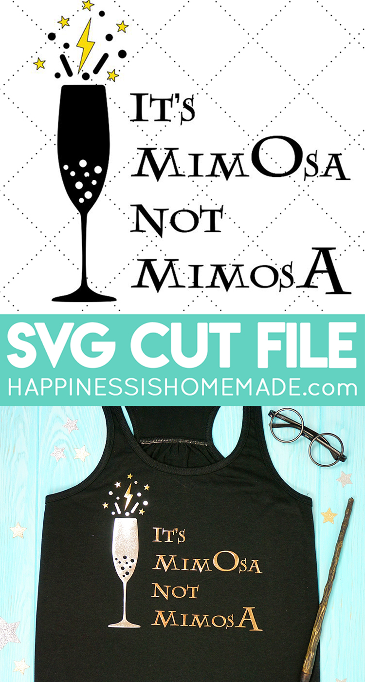 Harry Potter Brunch Shirt: "It's MimOsa Not MimosA" + SVG - Happiness