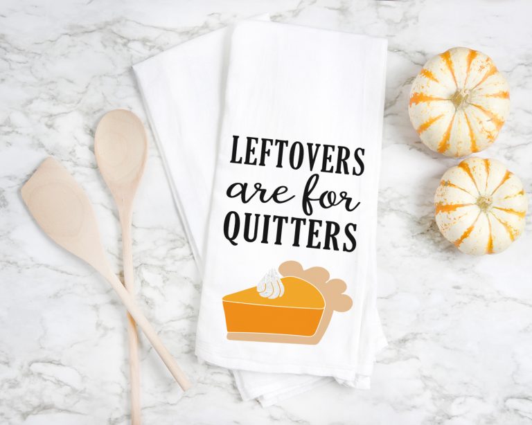Free Thanksgiving SVG: Leftovers are for Quitters