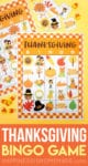 printable thanksgiving bingo game for kids and adults